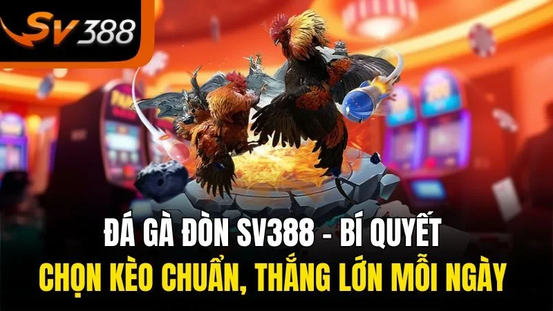 Đá Gà Đòn SV388 - Bí Quyết Chọn Kèo Chuẩn, Thắng Lớn Mỗi Ngày 6 da ga don sv388 bi quyet chon keo chuan thang lon moi ngay